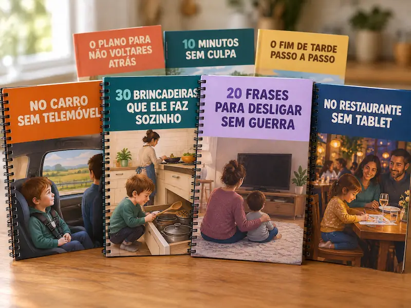Todos os entregáveis e bónus do Kit Fim de Tarde Sem Ecrã